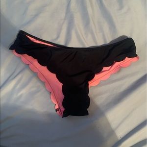 VS Pink Scalloped Bikini Bottom